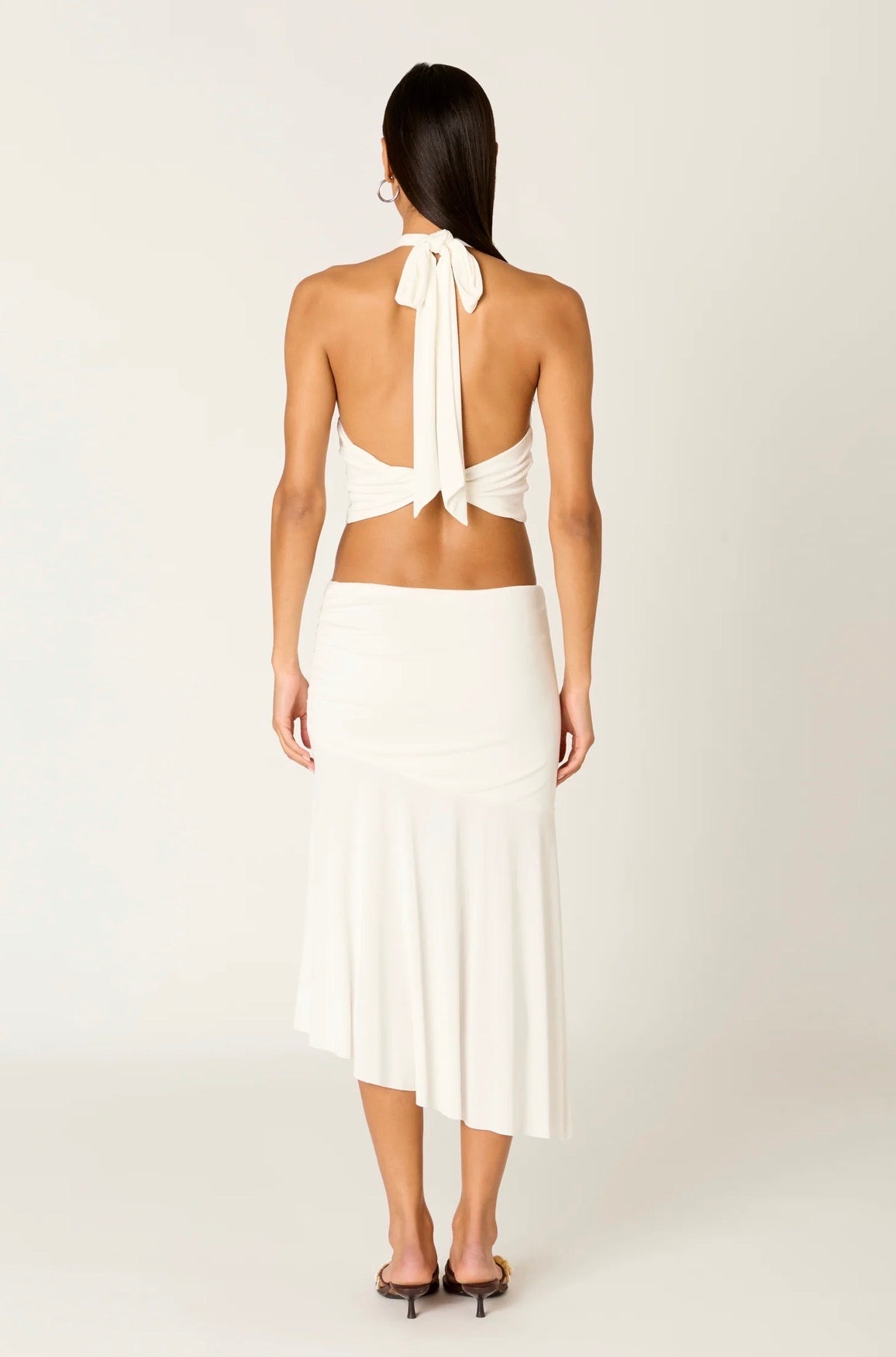 NIA GIOELE SKIRT - WHITE