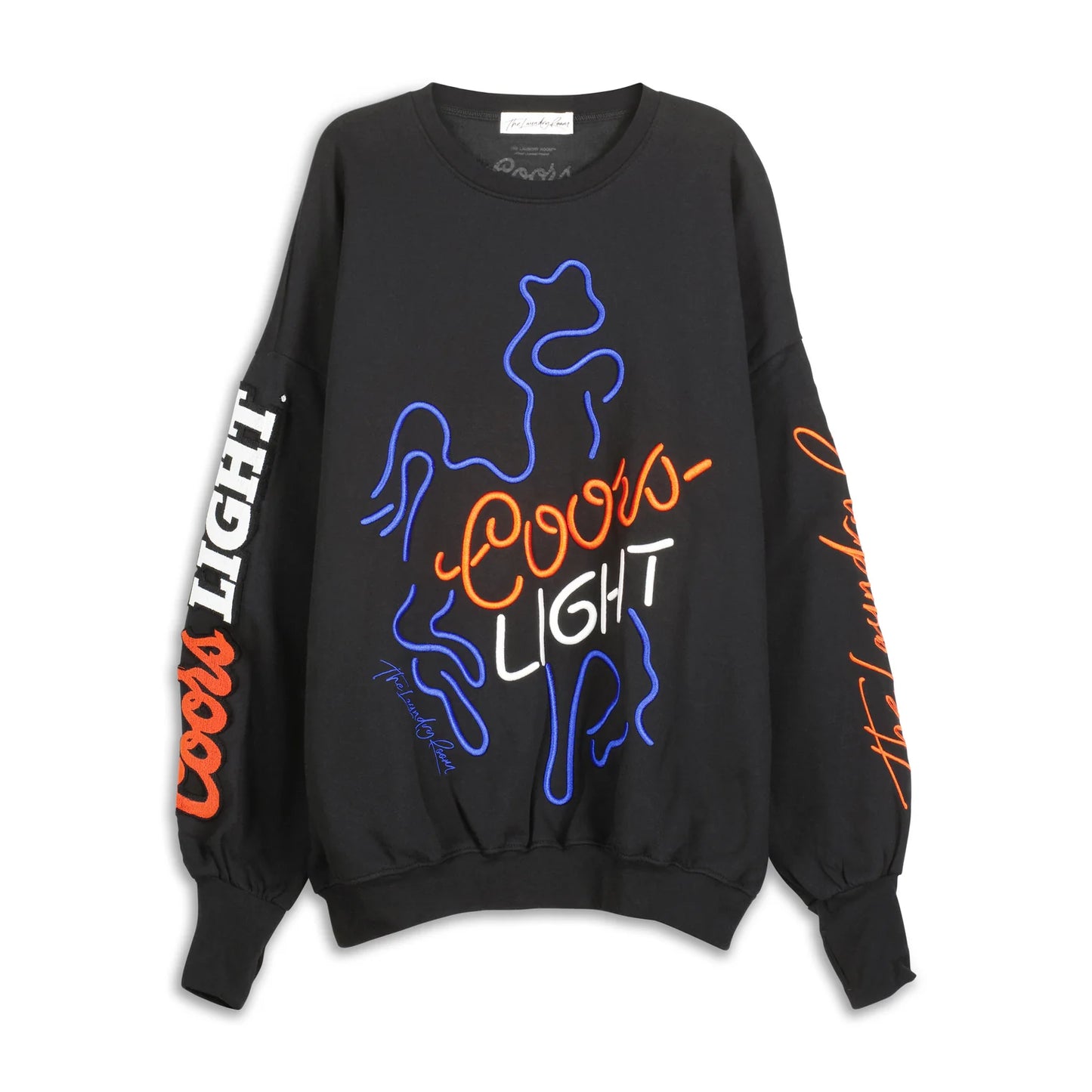 THE LAUNDRY ROOM COORS LIGHT NEON RODEO CREWNECK