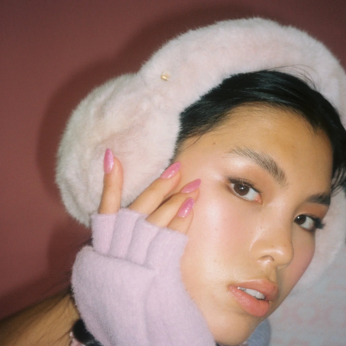 EMI JAY SUGAR MUFFS - FROSTED PINK