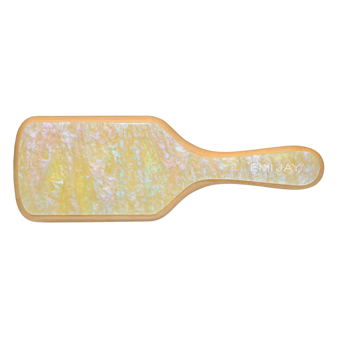 EMI JAY BAMBOO PADDLE BRUSH - LEMON SUGAR
