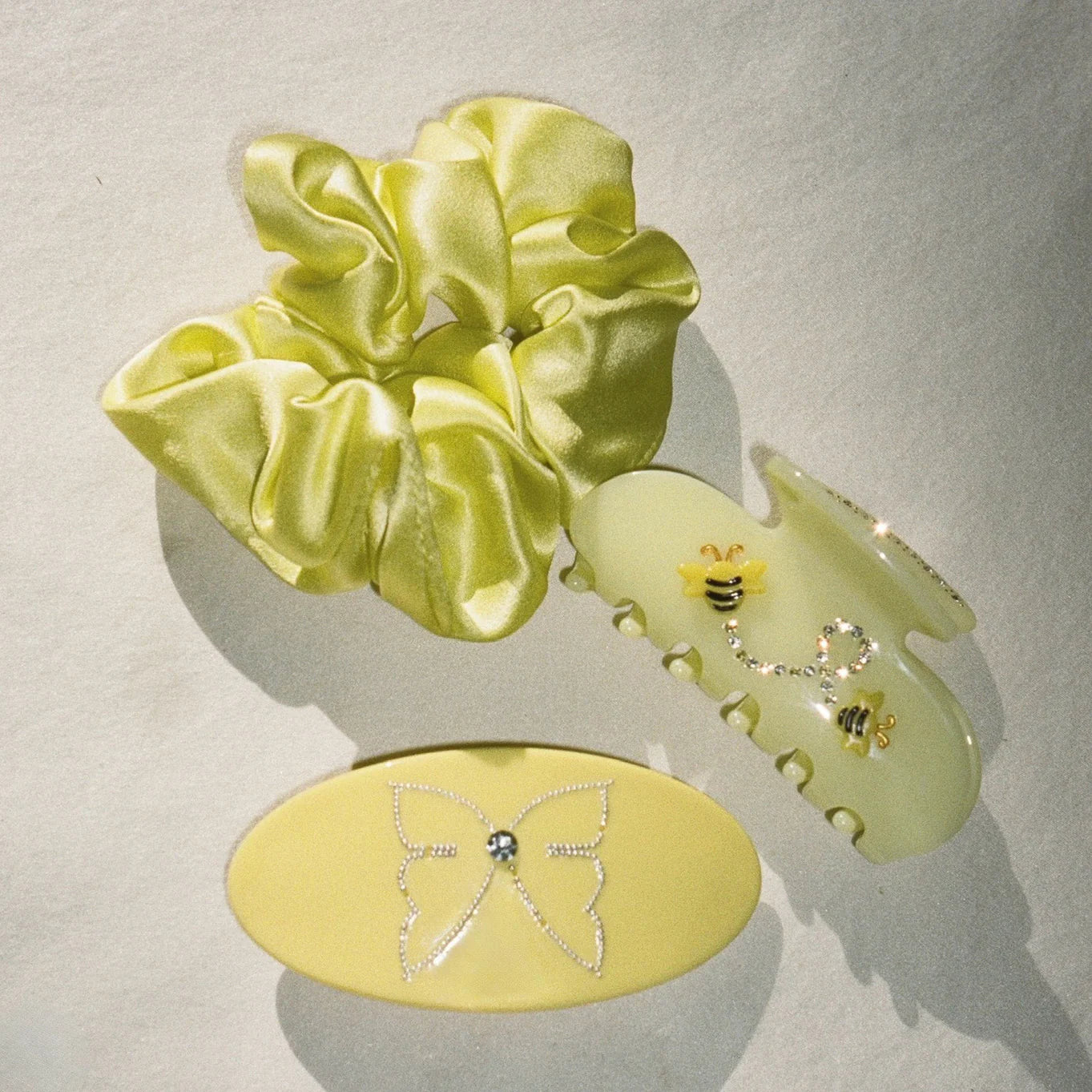 EMI JAY SWEET DREAMS SILK SCRUNCHIE - DANDELION
