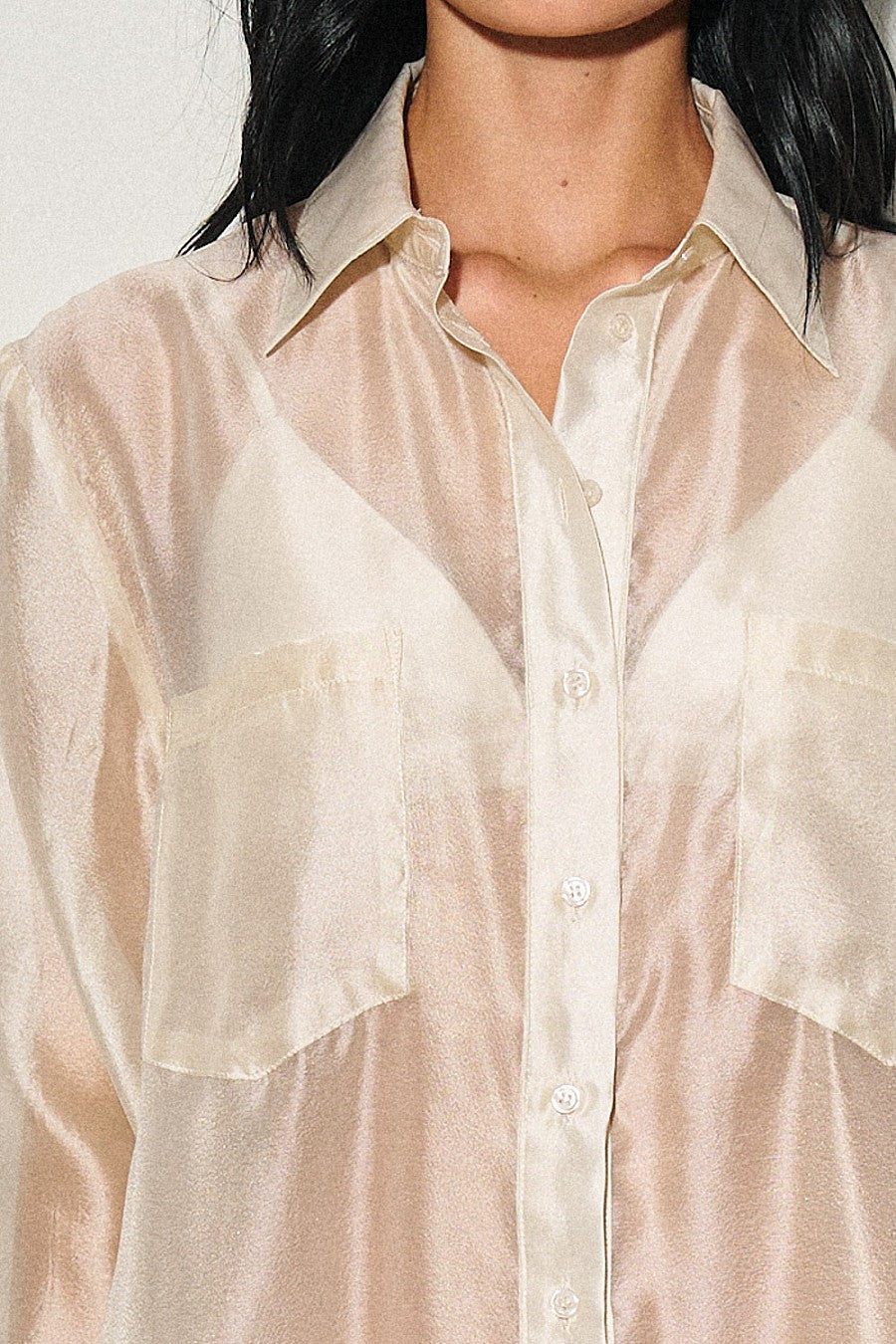 PALOMITA BLOUSE - CHAMPAGNE