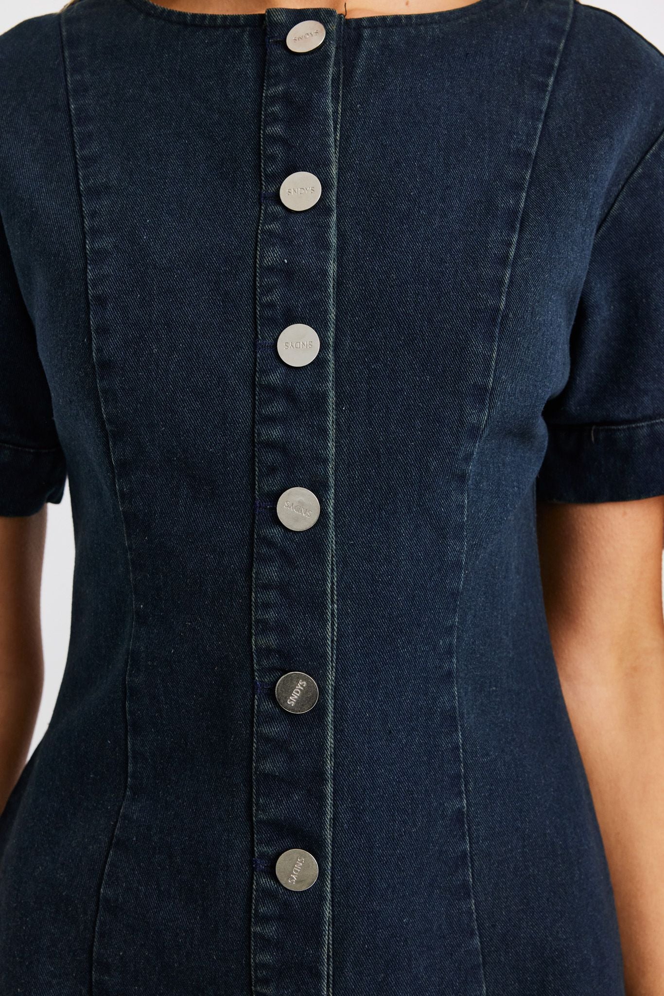SNDYS TILLA DENIM MINI DRESS