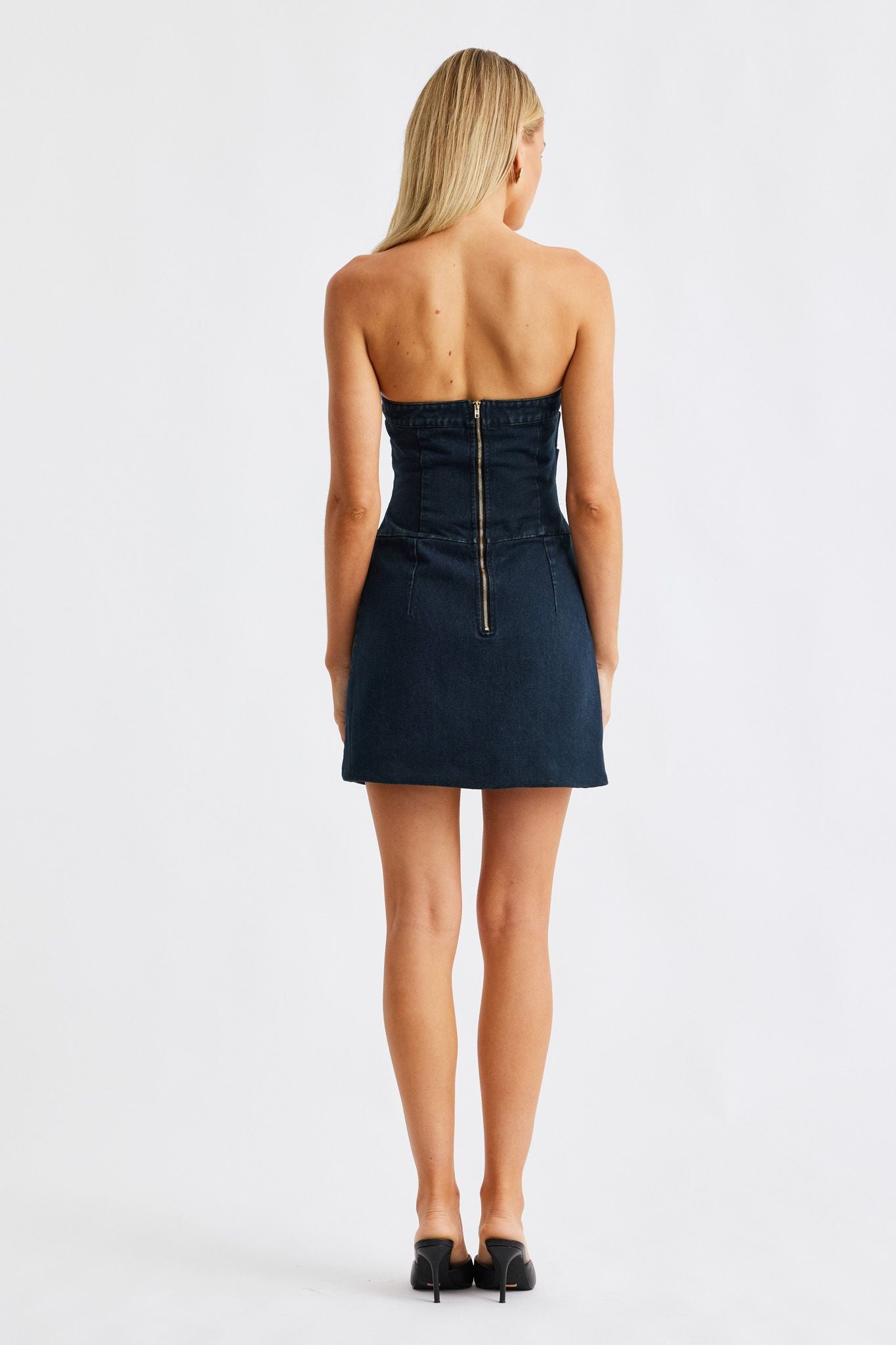 SNDYS NOMI DENIM MINI DRESS
