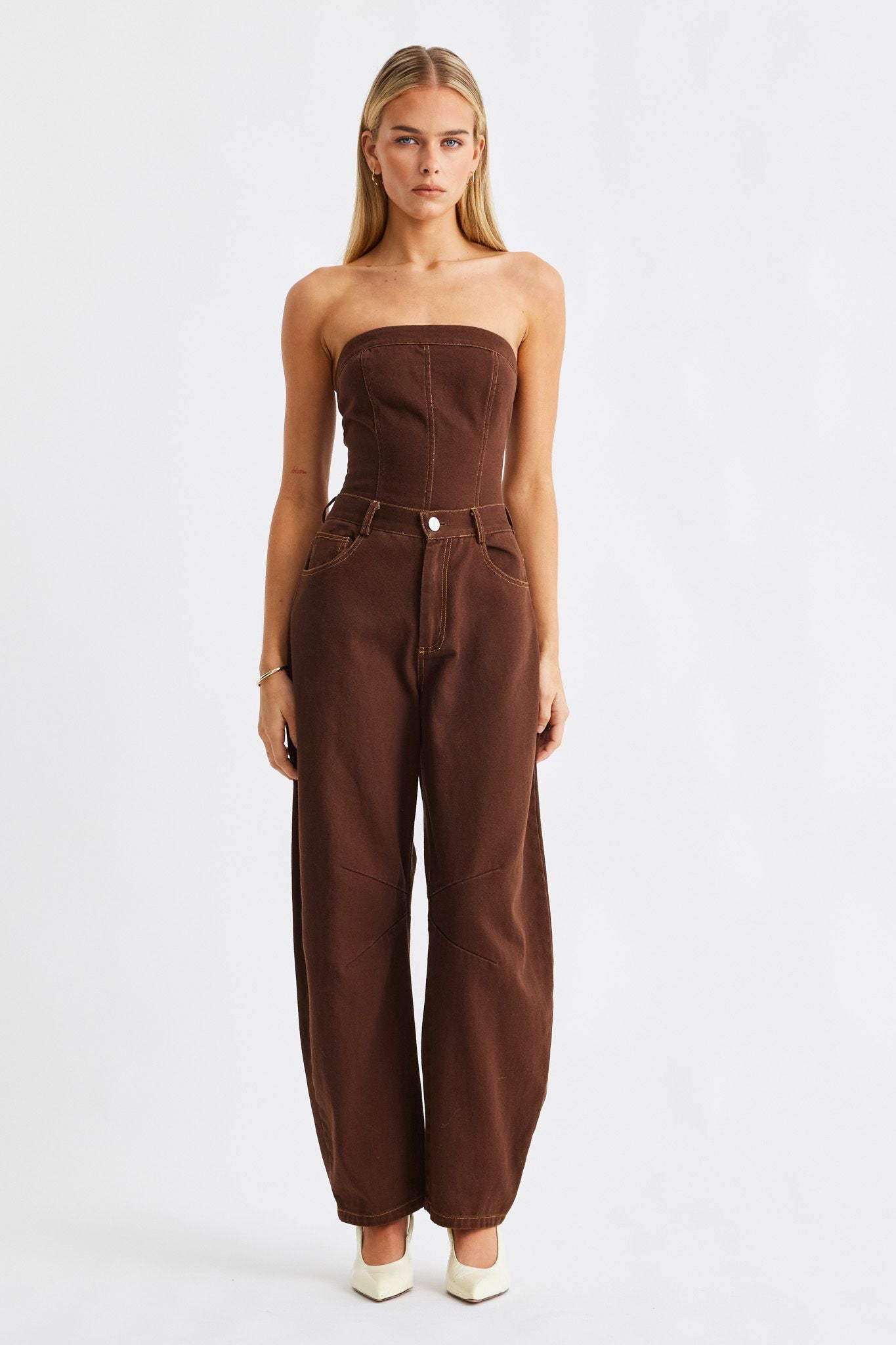 SNDYS LEX JEAN - CHOCOLATE
