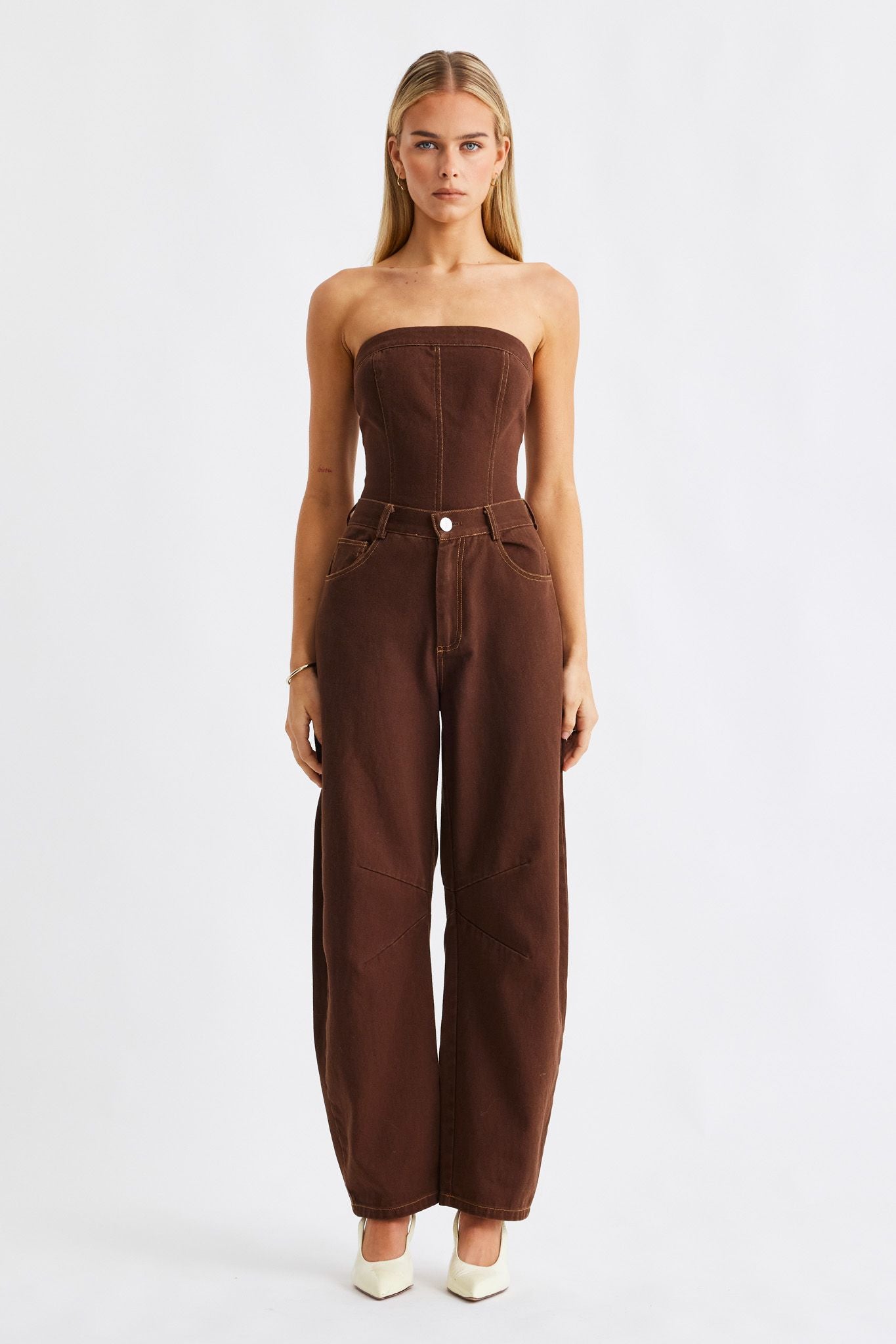 SNDYS LEX JEAN - CHOCOLATE