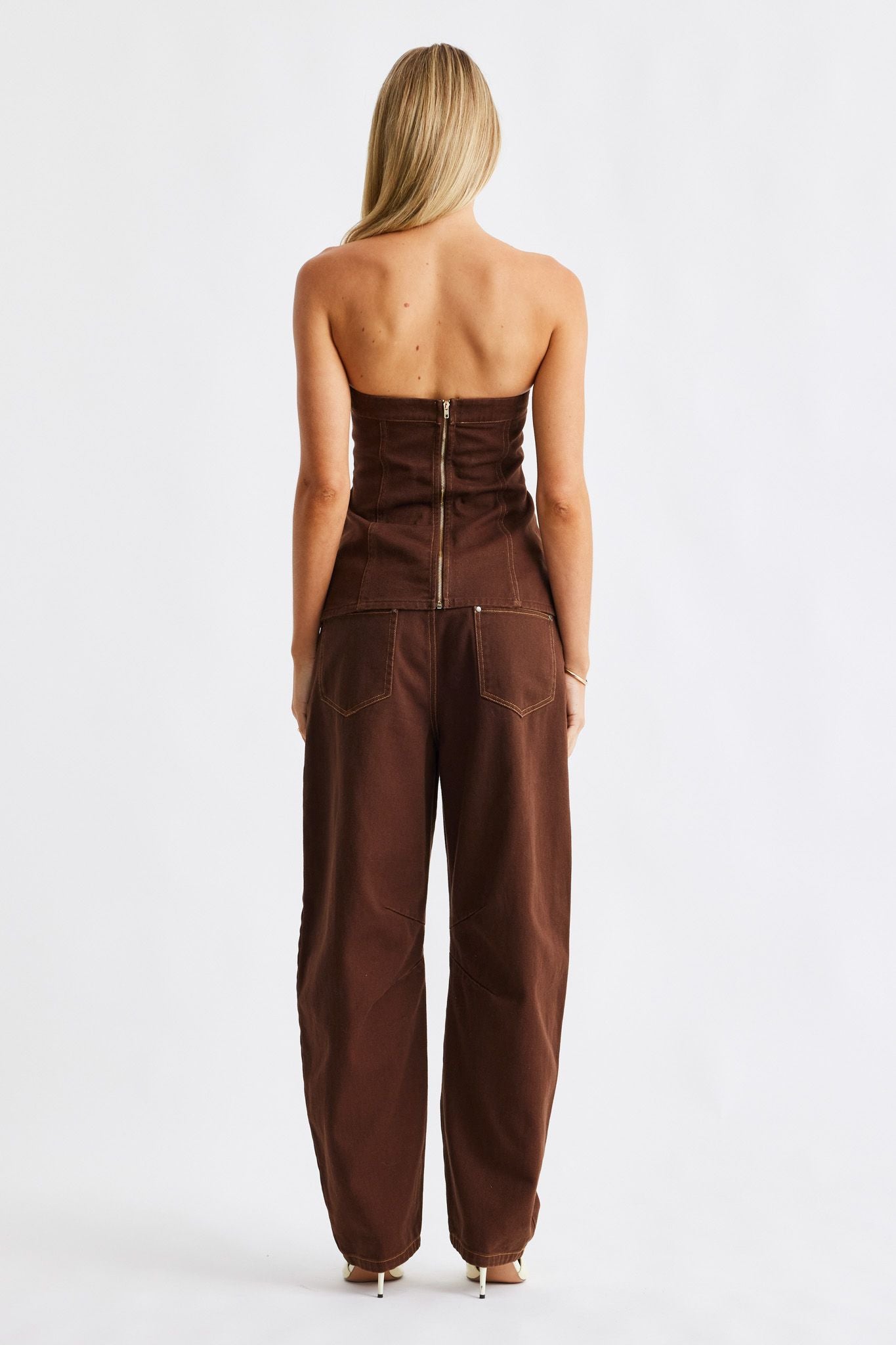 SNDYS LEX JEAN - CHOCOLATE