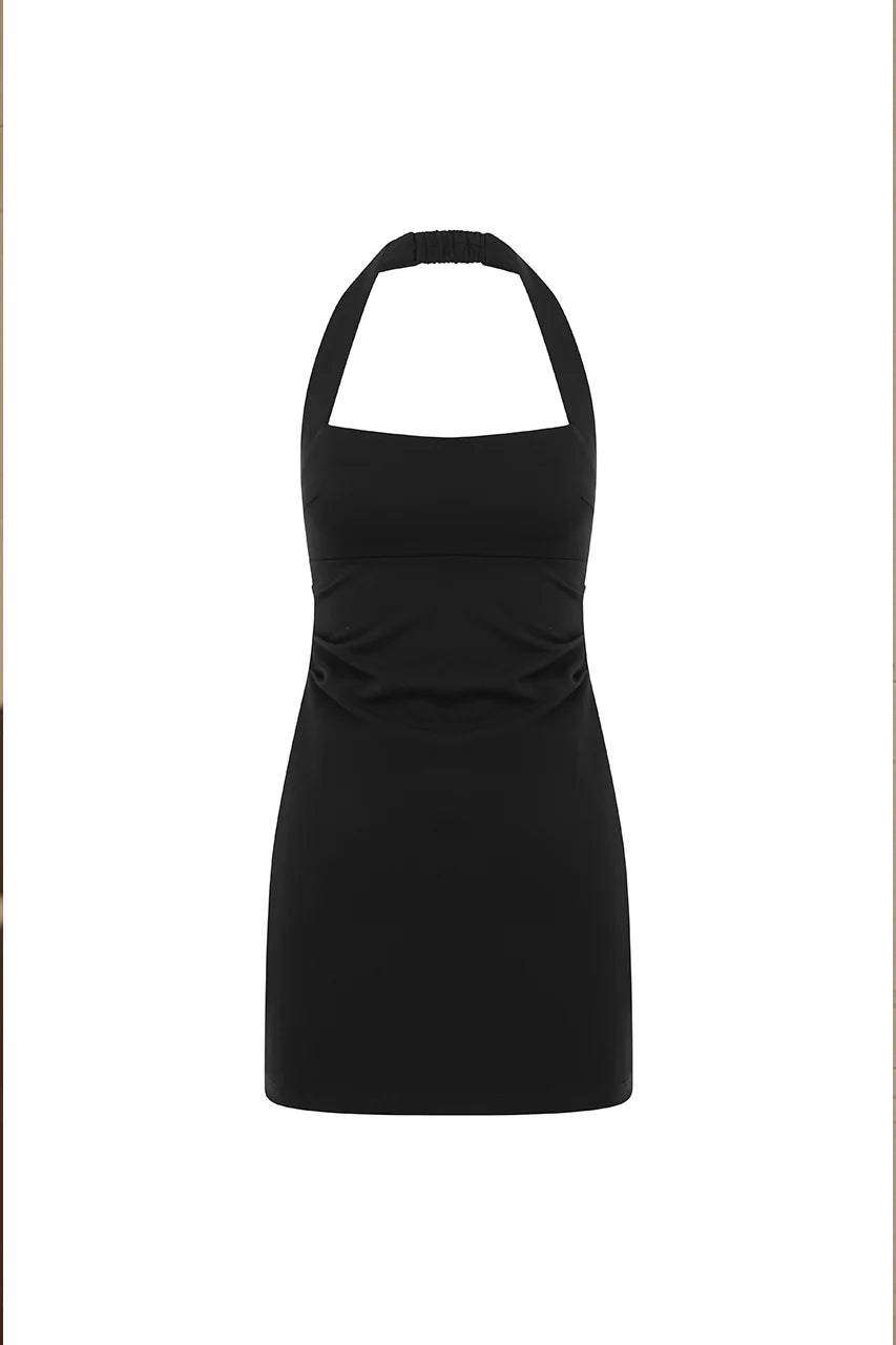 FRANCA MINI DRESS - BLACK