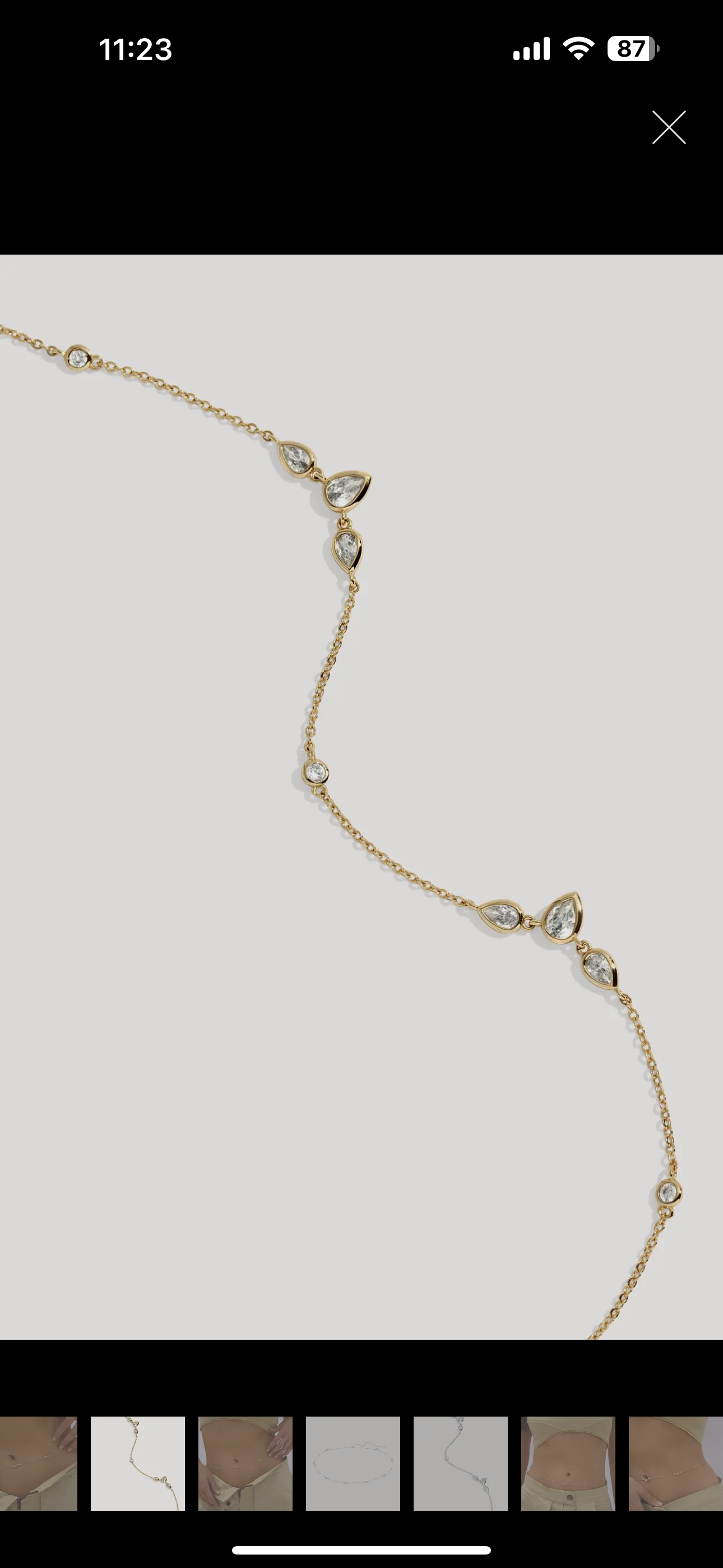 LILI CLASPE AURORA BELLY CHAIN