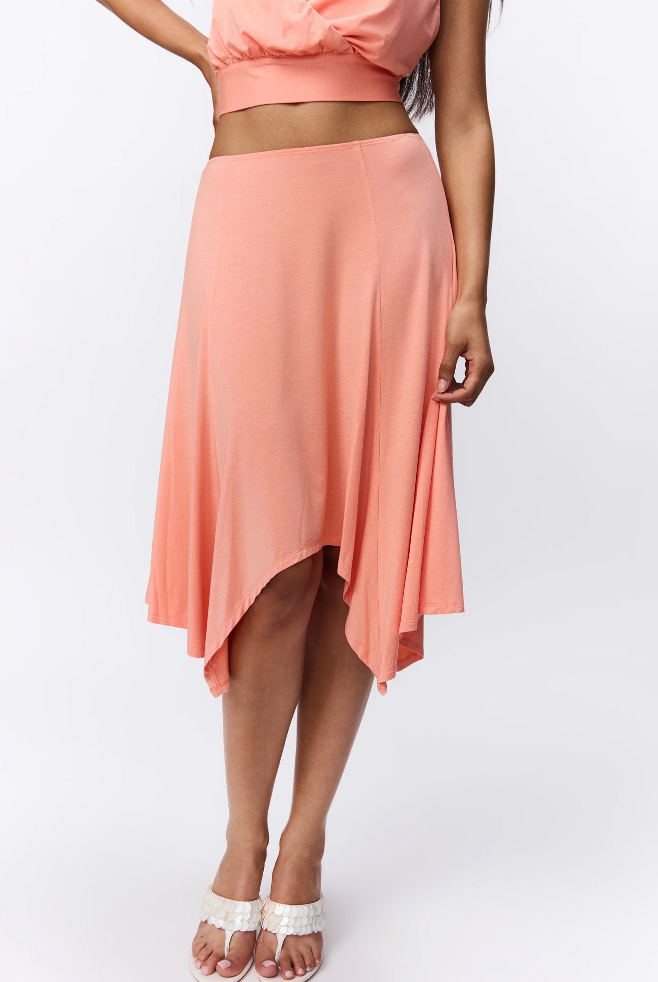 GUIZIO LANA SKIRT - PEACH DREAMS