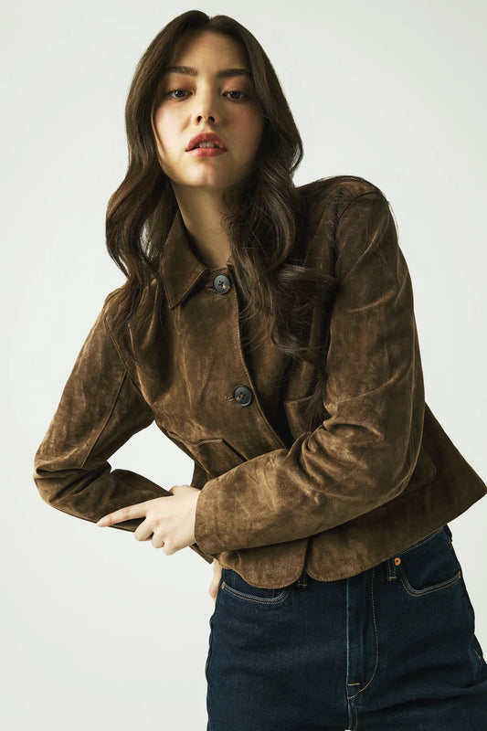 BLANK NYC BLACK COFFEE JACKET