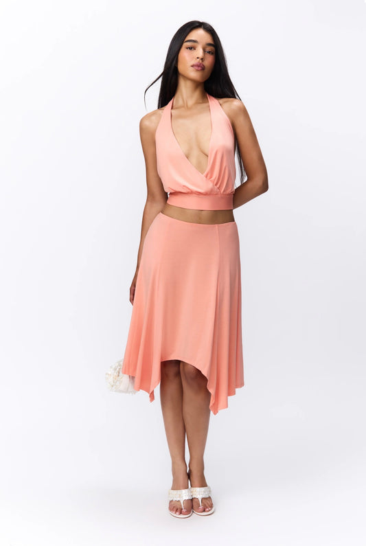 GUIZIO LANA SKIRT - PEACH DREAMS