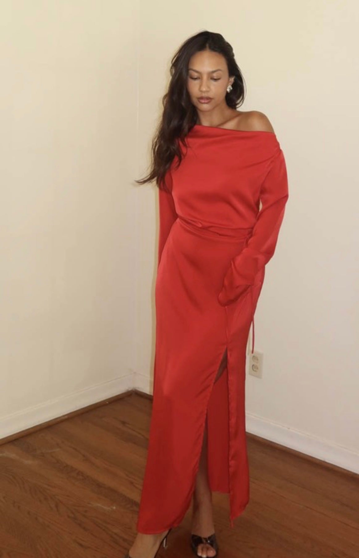 CINDY MAXI DRESS - RED