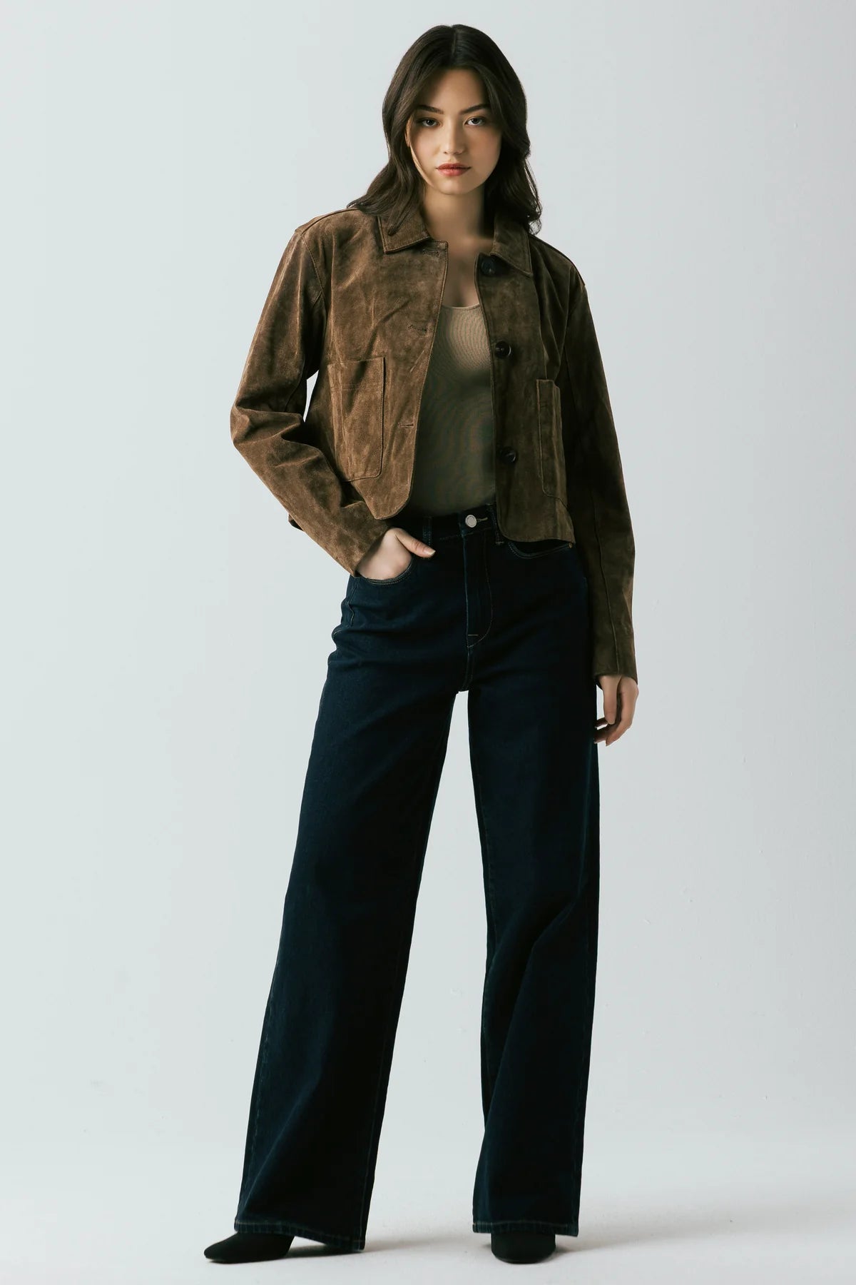 BLANK NYC BLACK COFFEE JACKET
