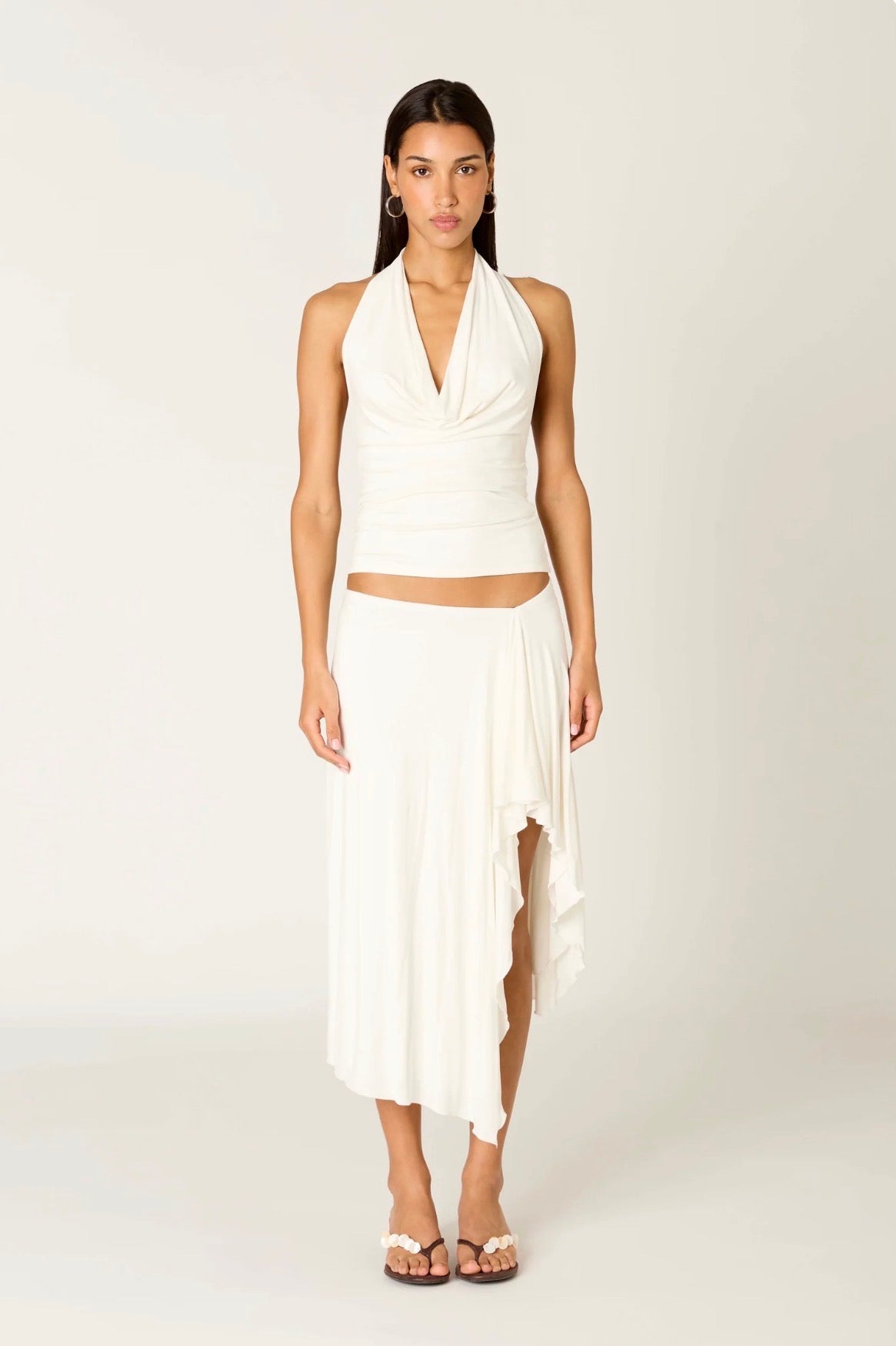 NIA MAR SKIRT - WHITE