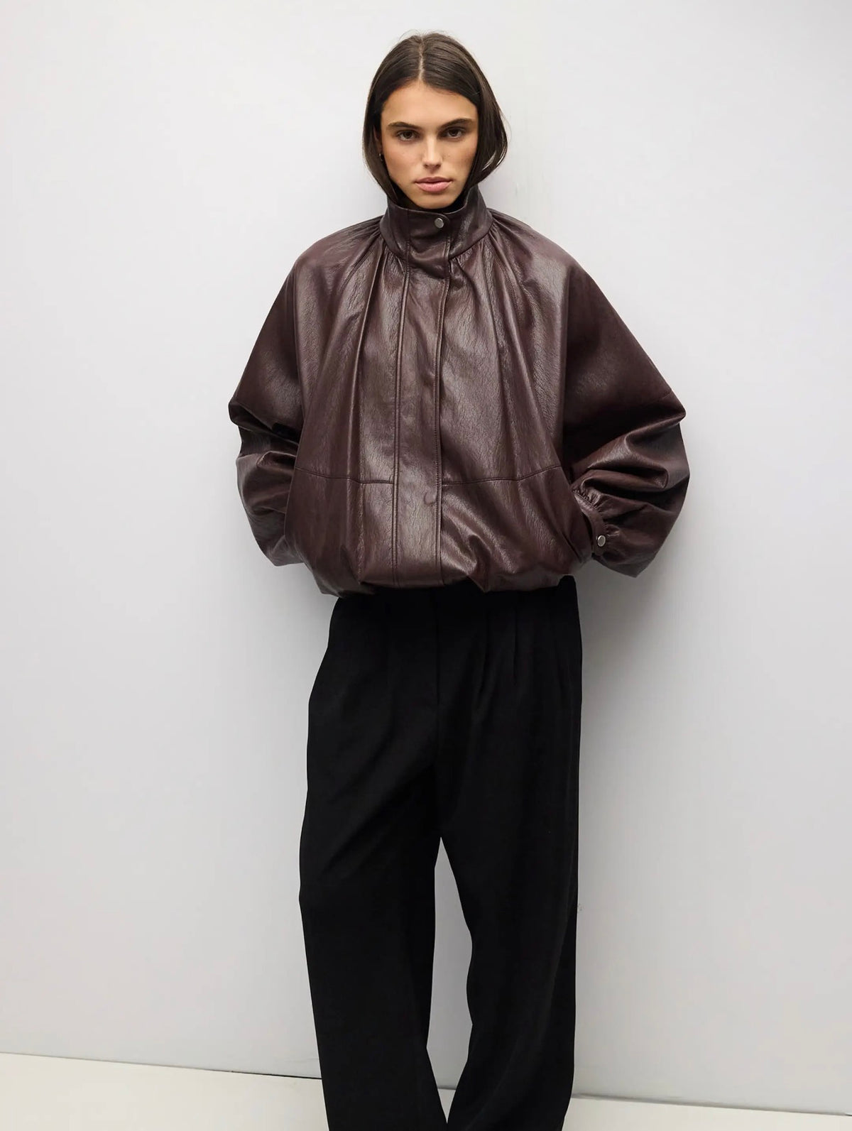 VICTORIA BOMBER - BURGUNDY