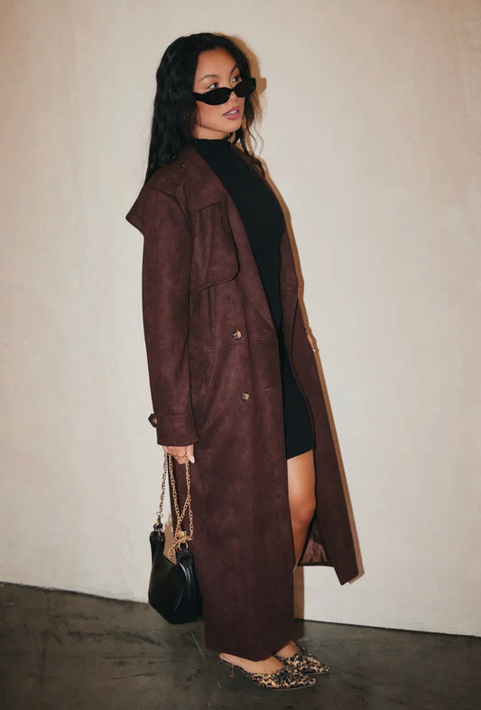 LUNA SUEDE TRENCH