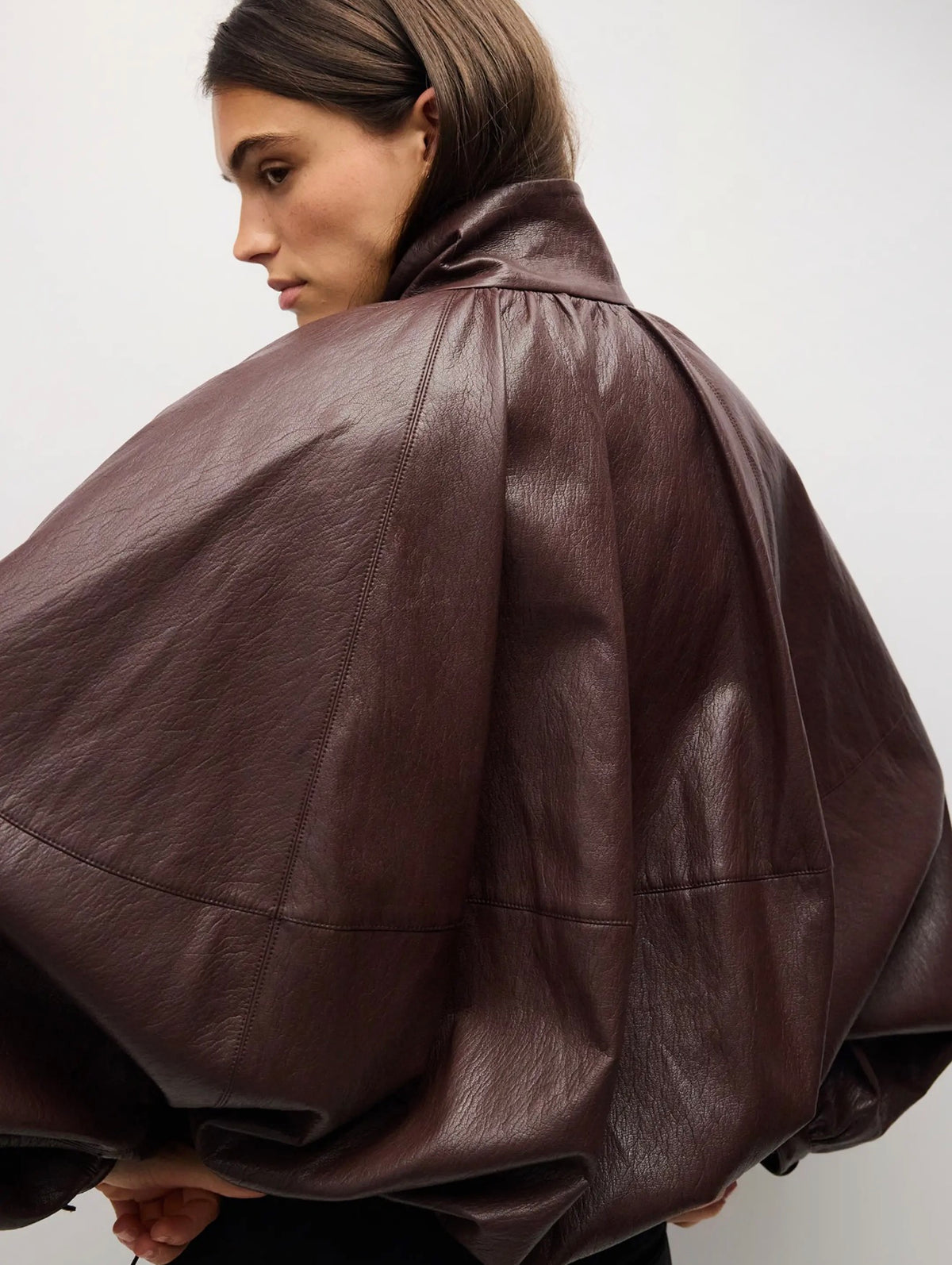 VICTORIA BOMBER - BURGUNDY