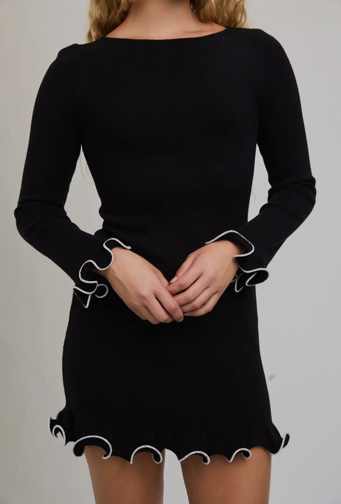 RIO MINI DRESS - BLACK