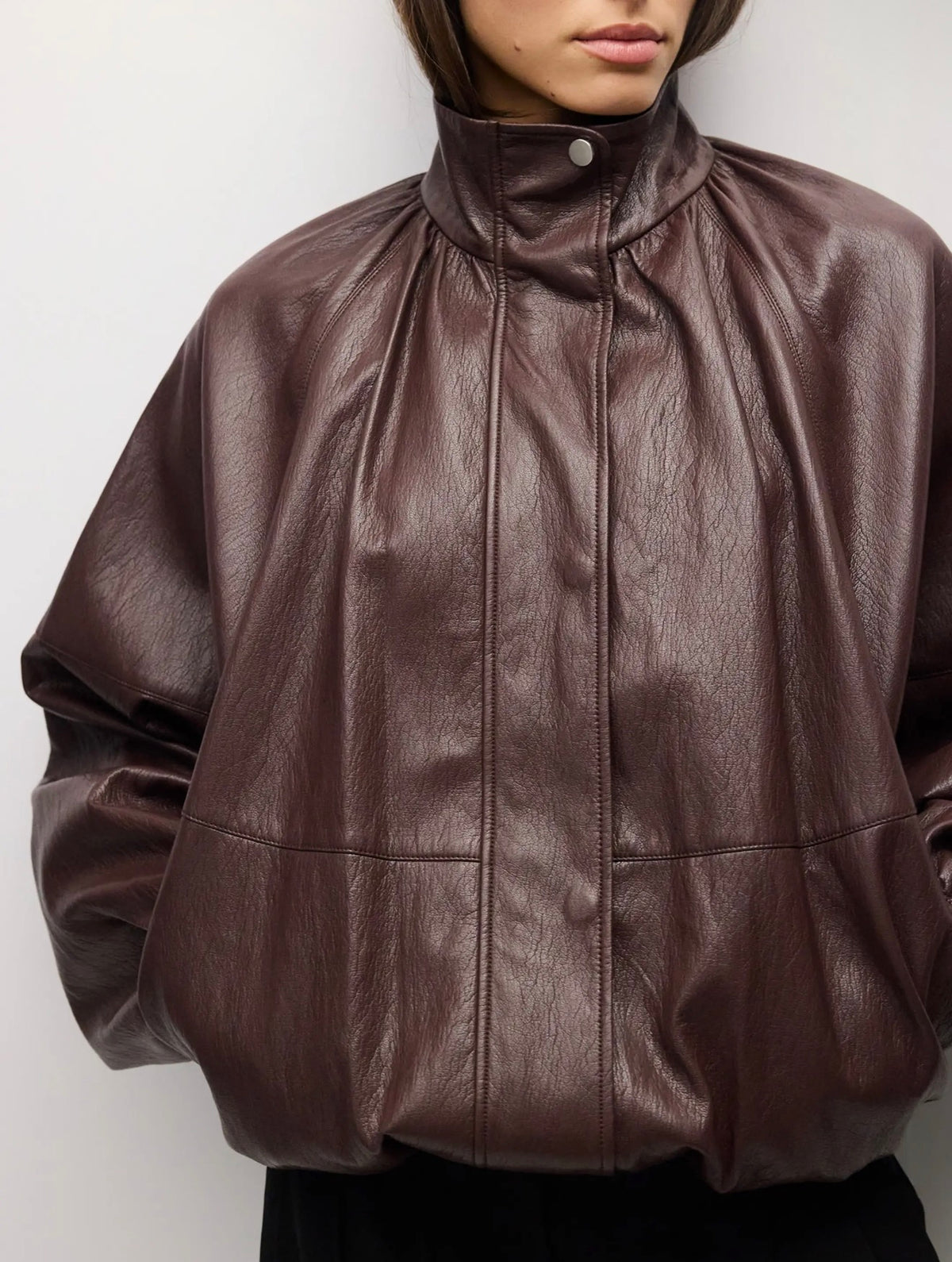 VICTORIA BOMBER - BURGUNDY