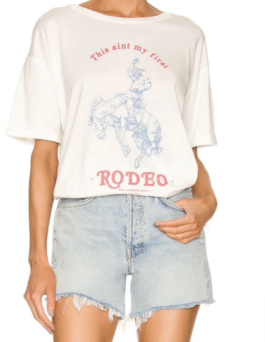 THE LAUNDRY ROOM FIRST RODEO OVERSIZED TEE