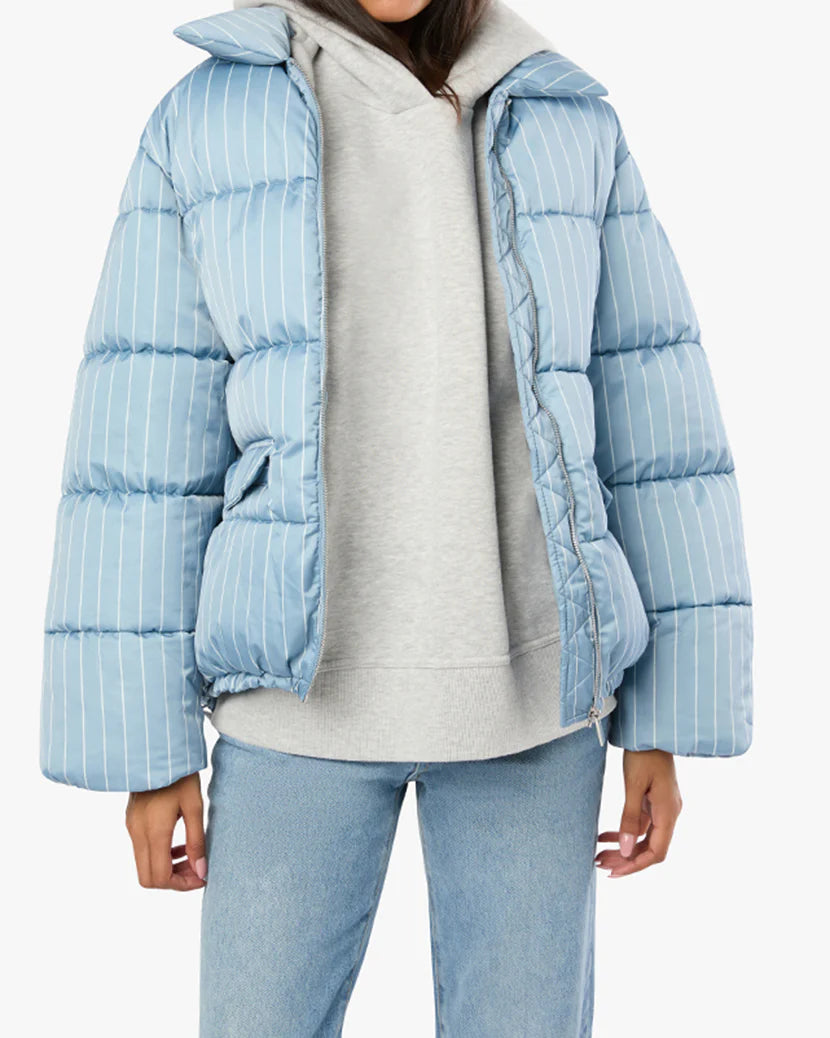 WEWOREWHAT COLLAR PUFFER JACKET