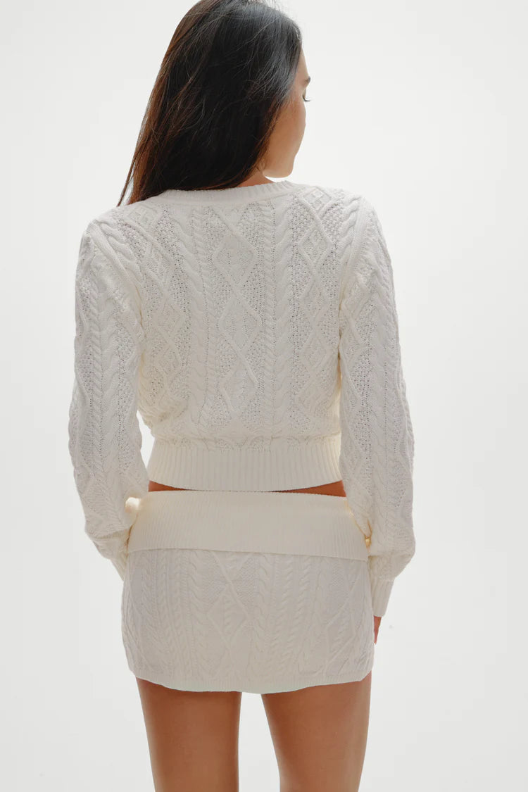 FRANKIES BRIAR KNIT MINI SKORT