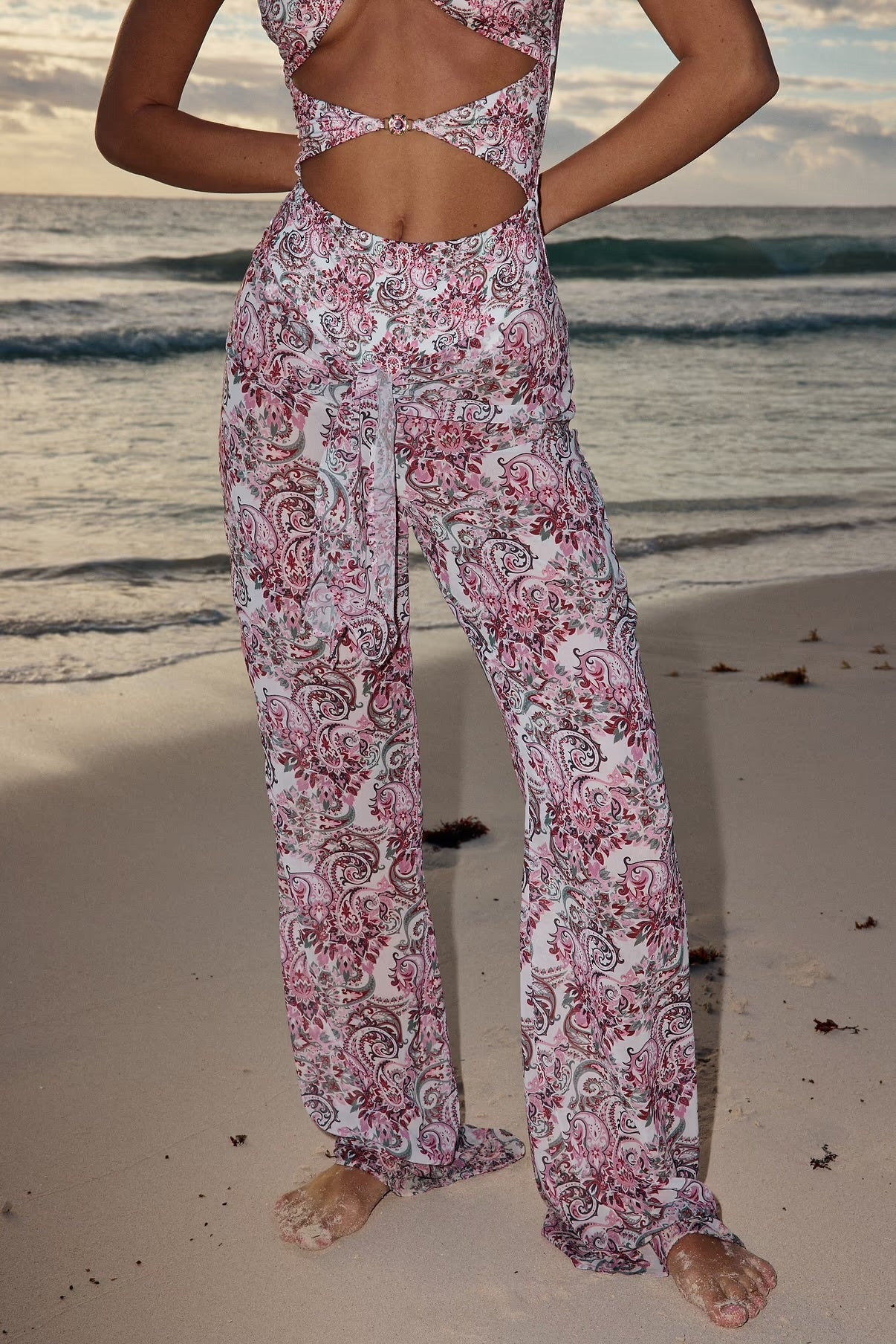 BANANHOT TOMMY PANTS - ROCKROSE PAISLEY