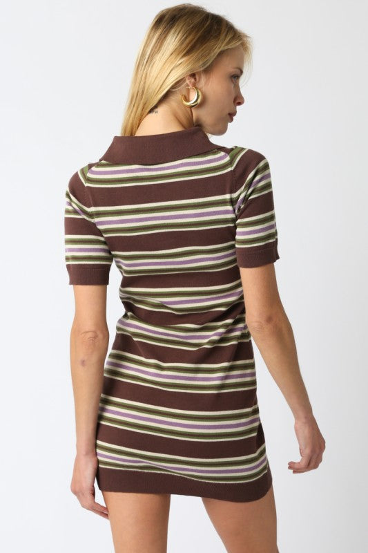 SIENNA STRIPE KNIT DRESS