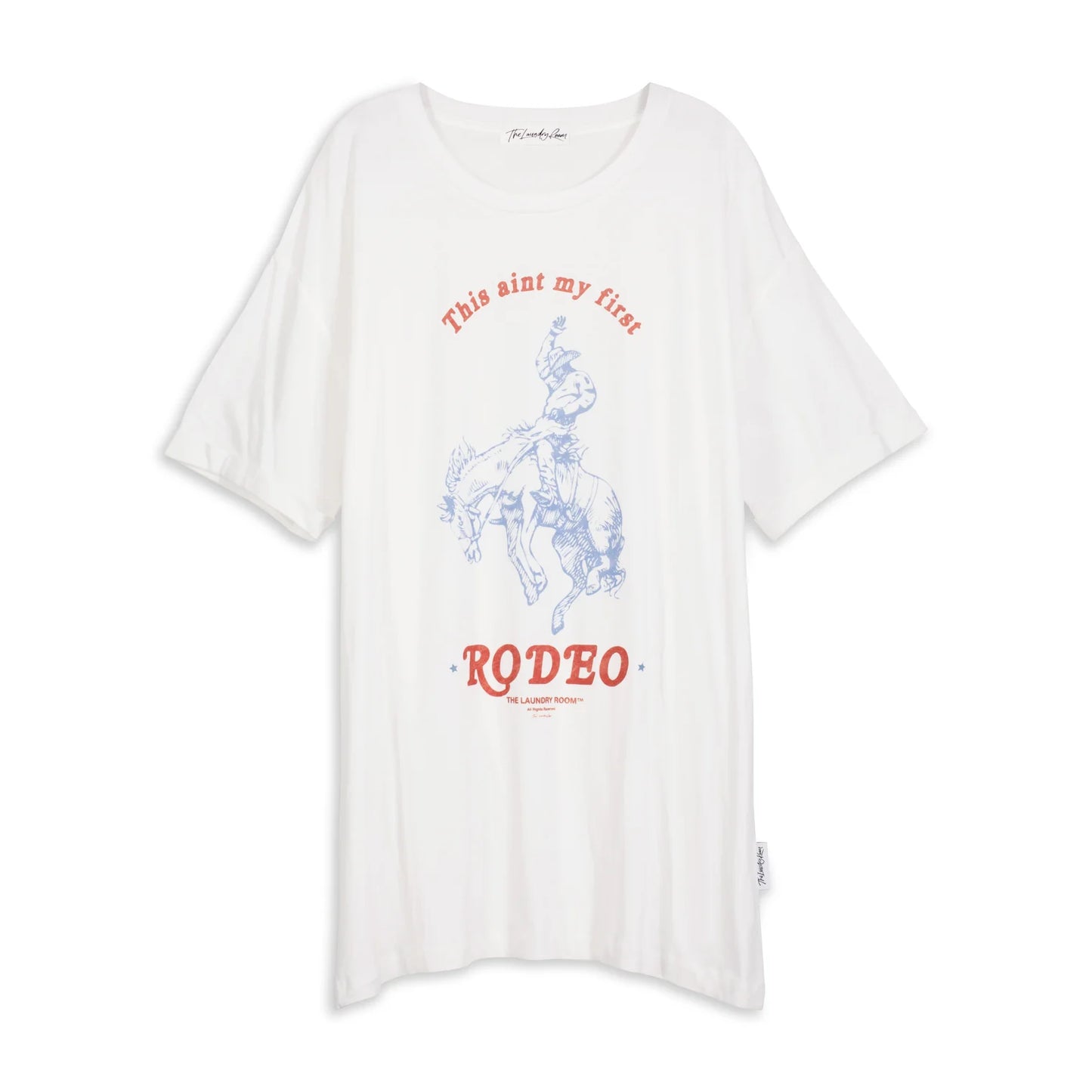 THE LAUNDRY ROOM FIRST RODEO OVERSIZED TEE
