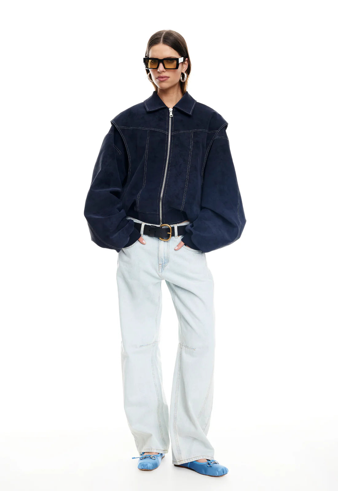 LIONESS VISTA BOMBER - WASHED NAVY