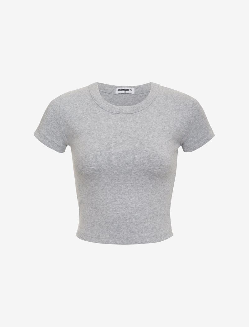 RUMORED CAMPUS TEE - HEATHER GRAY