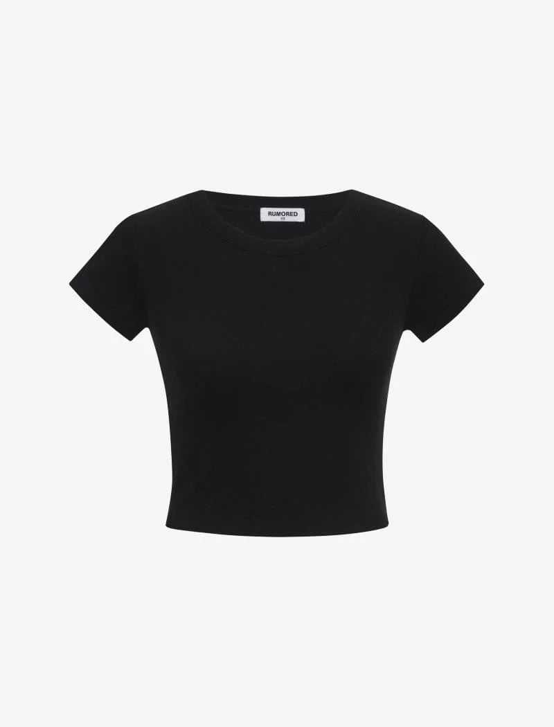 RUMORED CAMPUS TEE - BLACK