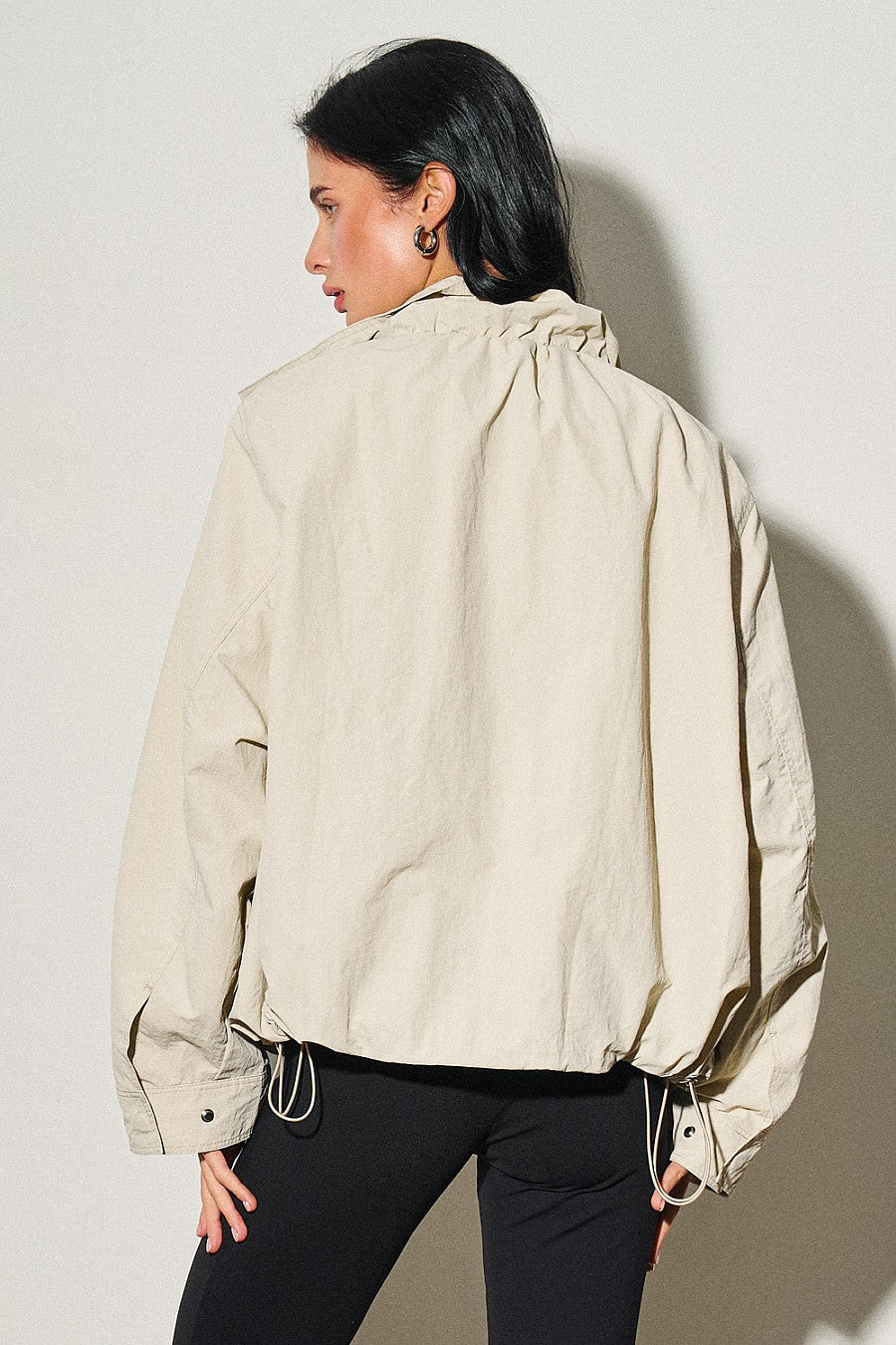 CAMDEN NYLON JACKET - LIGHT SAGE