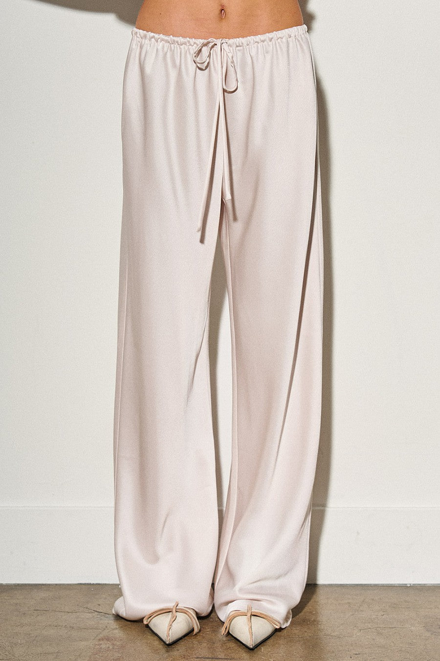 ROMA SATIN PANT - CLOUD