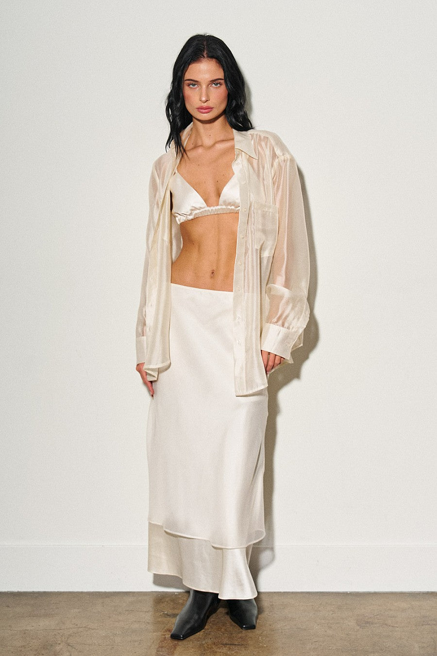 PALOMITA BLOUSE - CHAMPAGNE