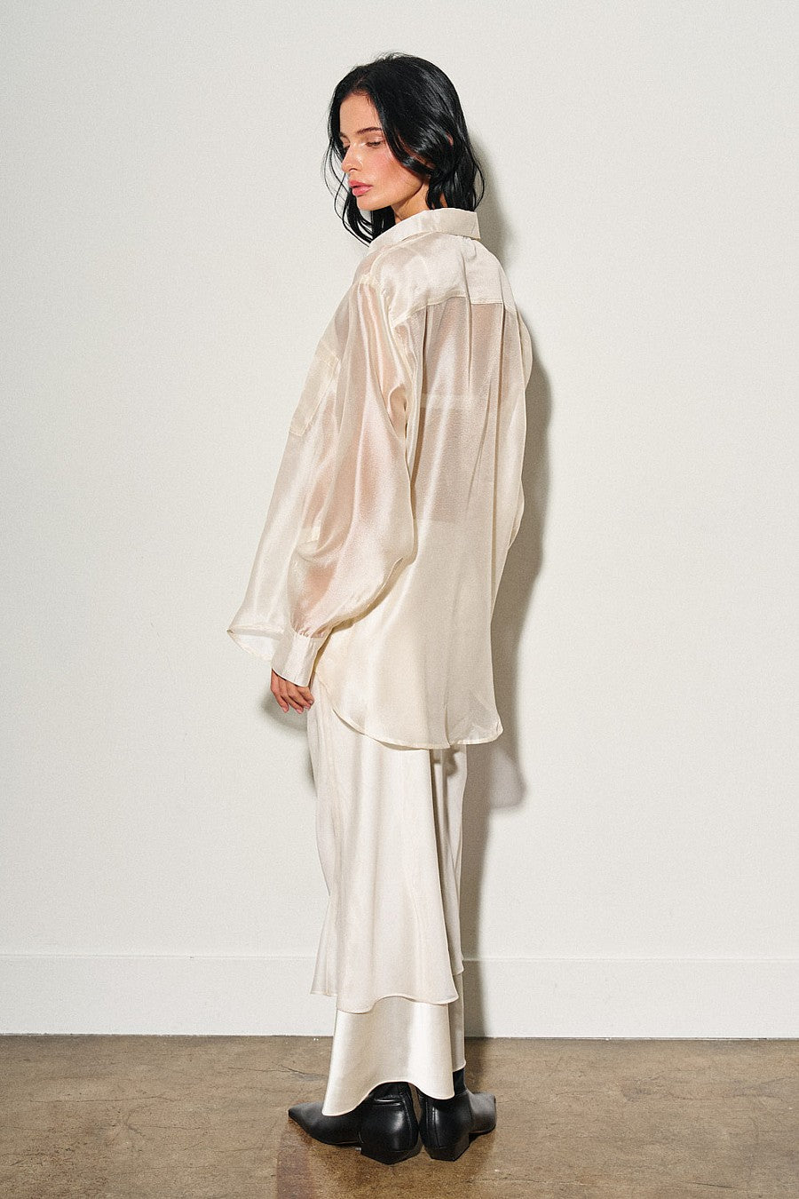 PALOMITA BLOUSE - CHAMPAGNE