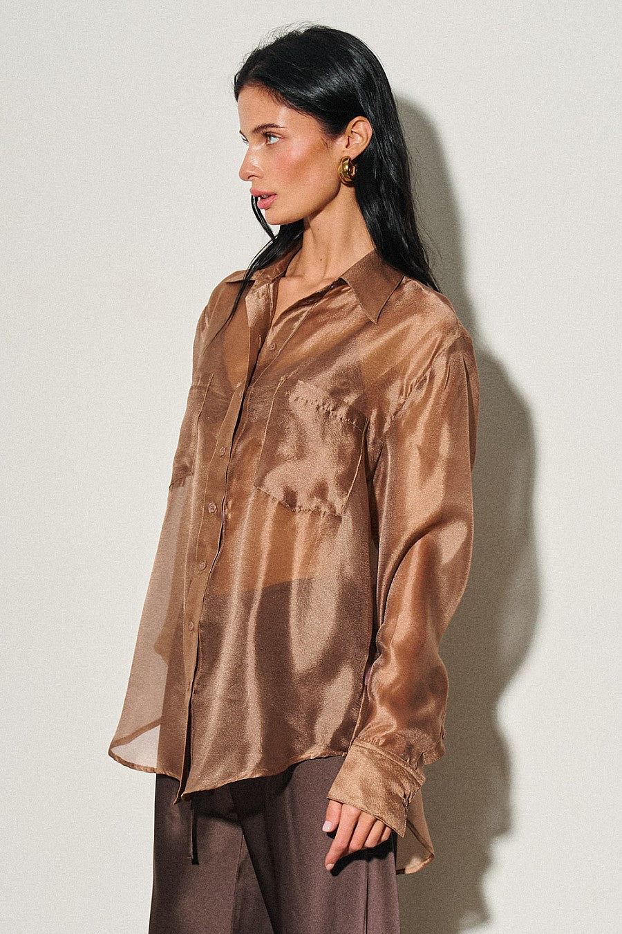 PALOMITA BLOUSE - TOFFEE