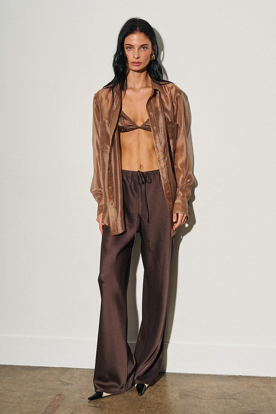 PALOMITA BLOUSE - TOFFEE