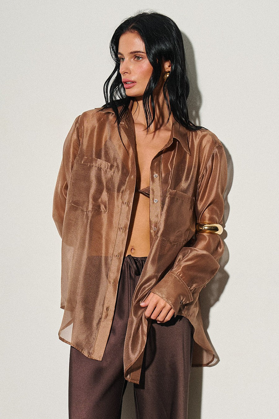 PALOMITA BLOUSE - TOFFEE
