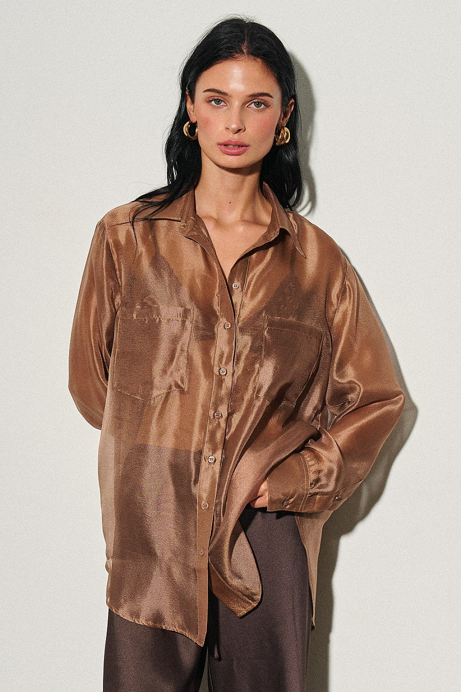 PALOMITA BLOUSE - TOFFEE