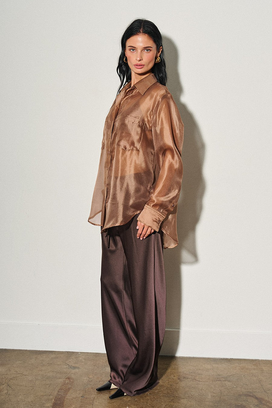 PALOMITA BLOUSE - TOFFEE