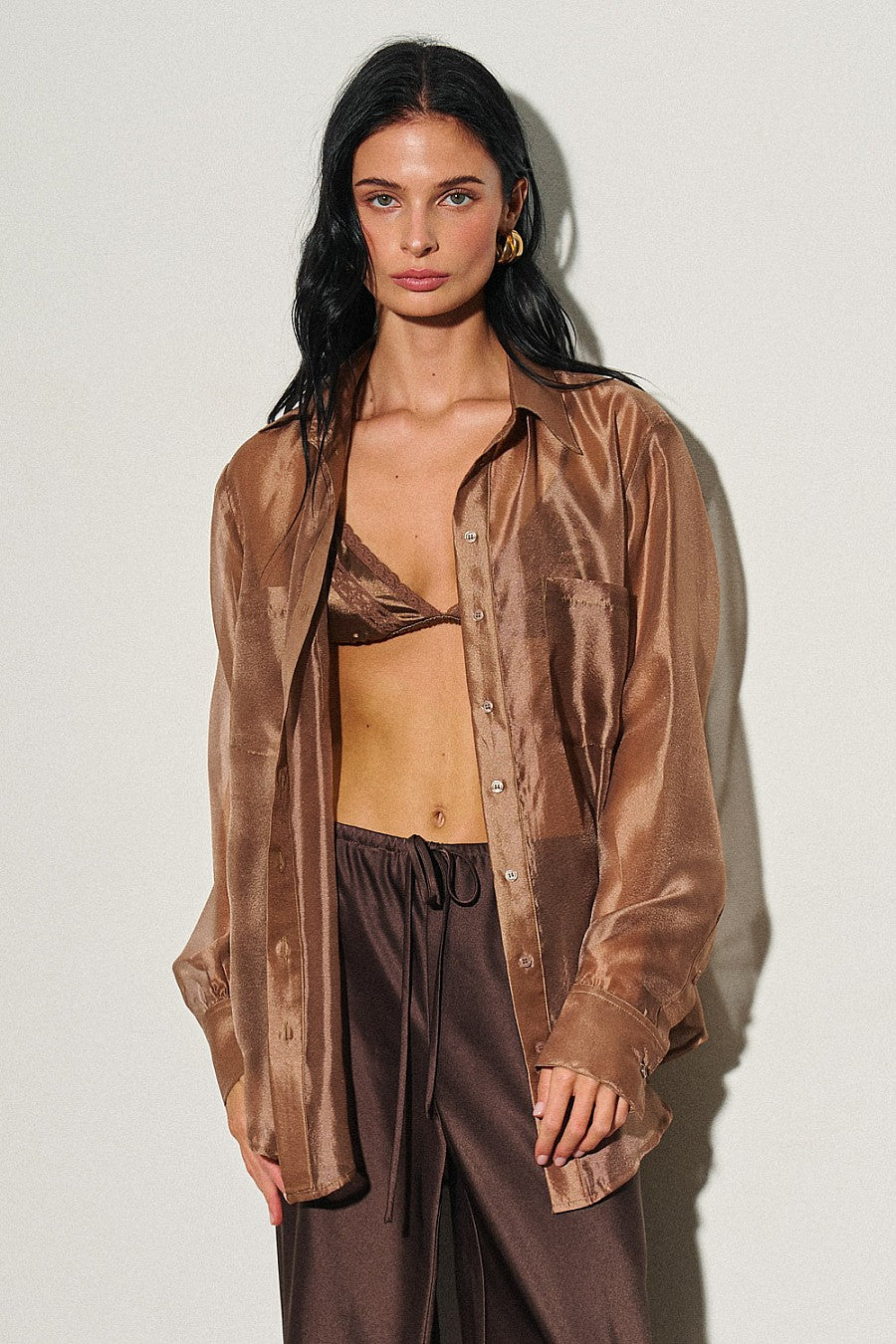 PALOMITA BLOUSE - TOFFEE