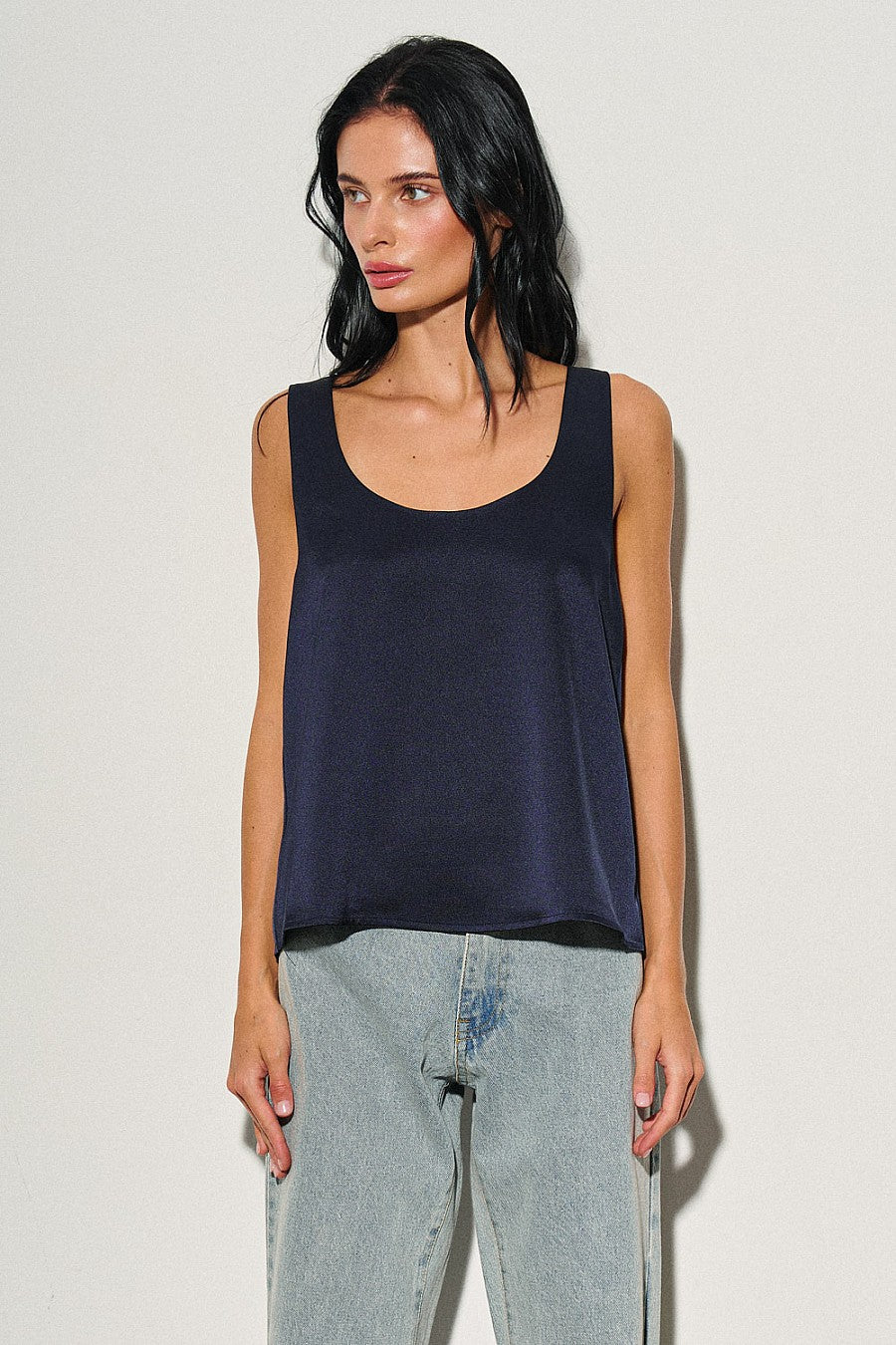 MOLLY SATIN TANK