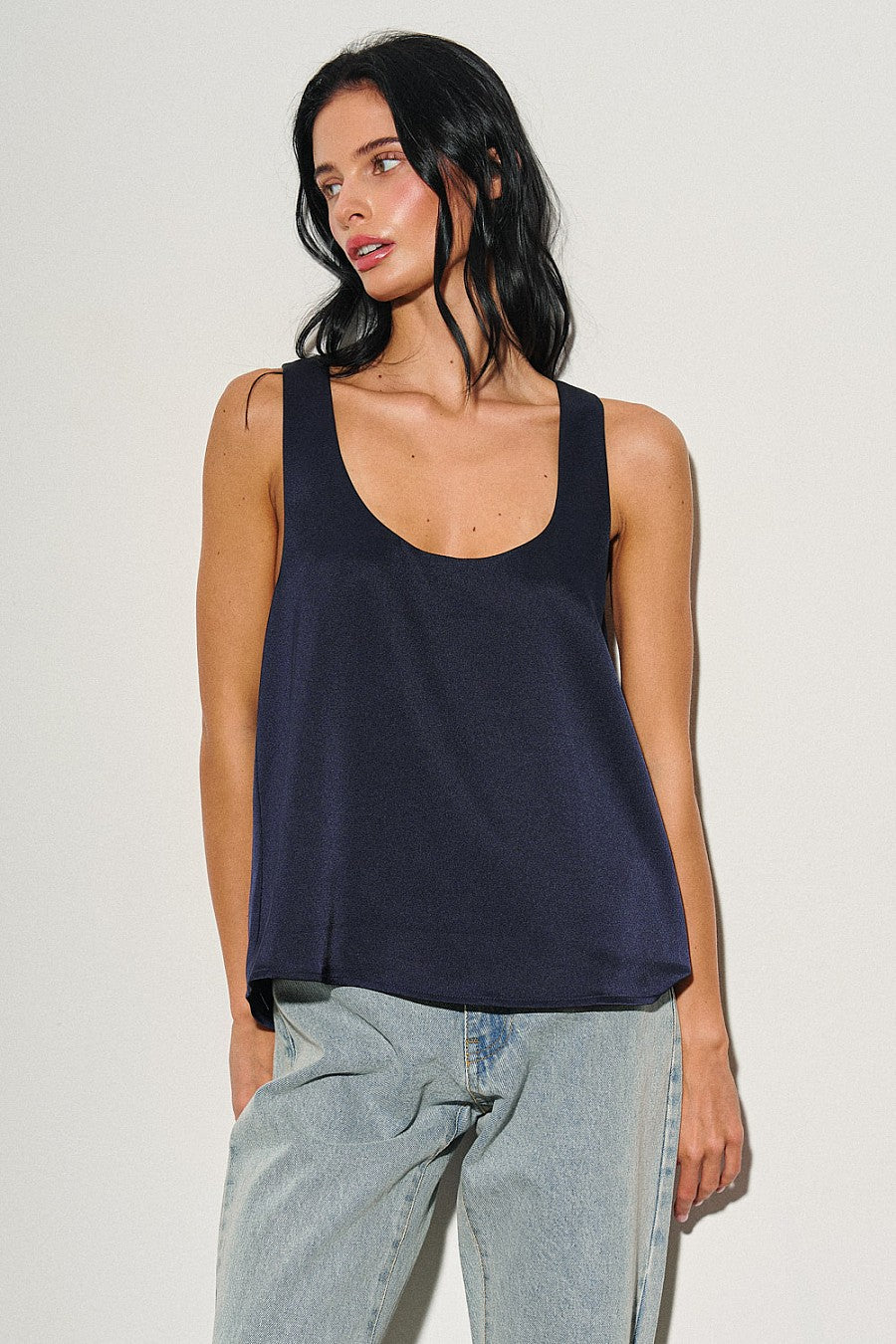 MOLLY SATIN TANK