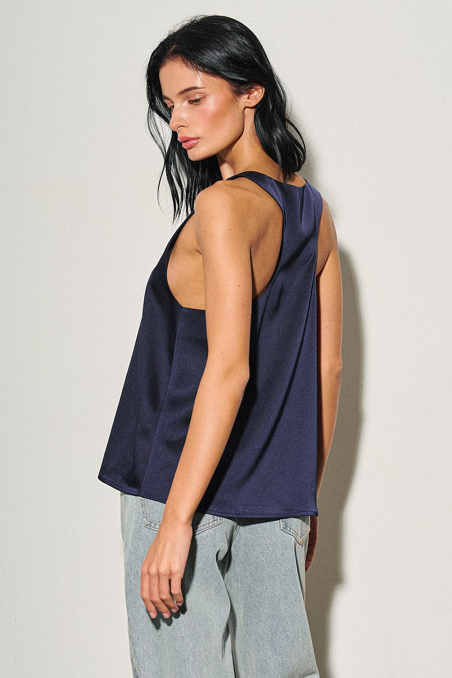 MOLLY SATIN TANK