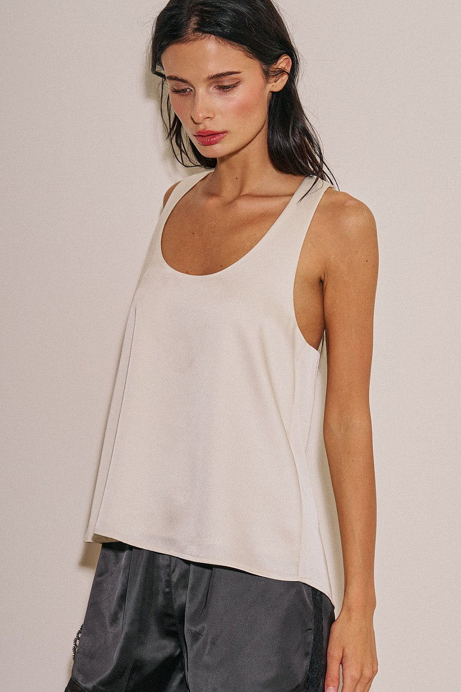 MOLLY SATIN TANK