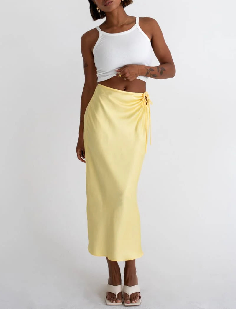 RUMORED KAUAI KEYHOLE MIDI SKIRT