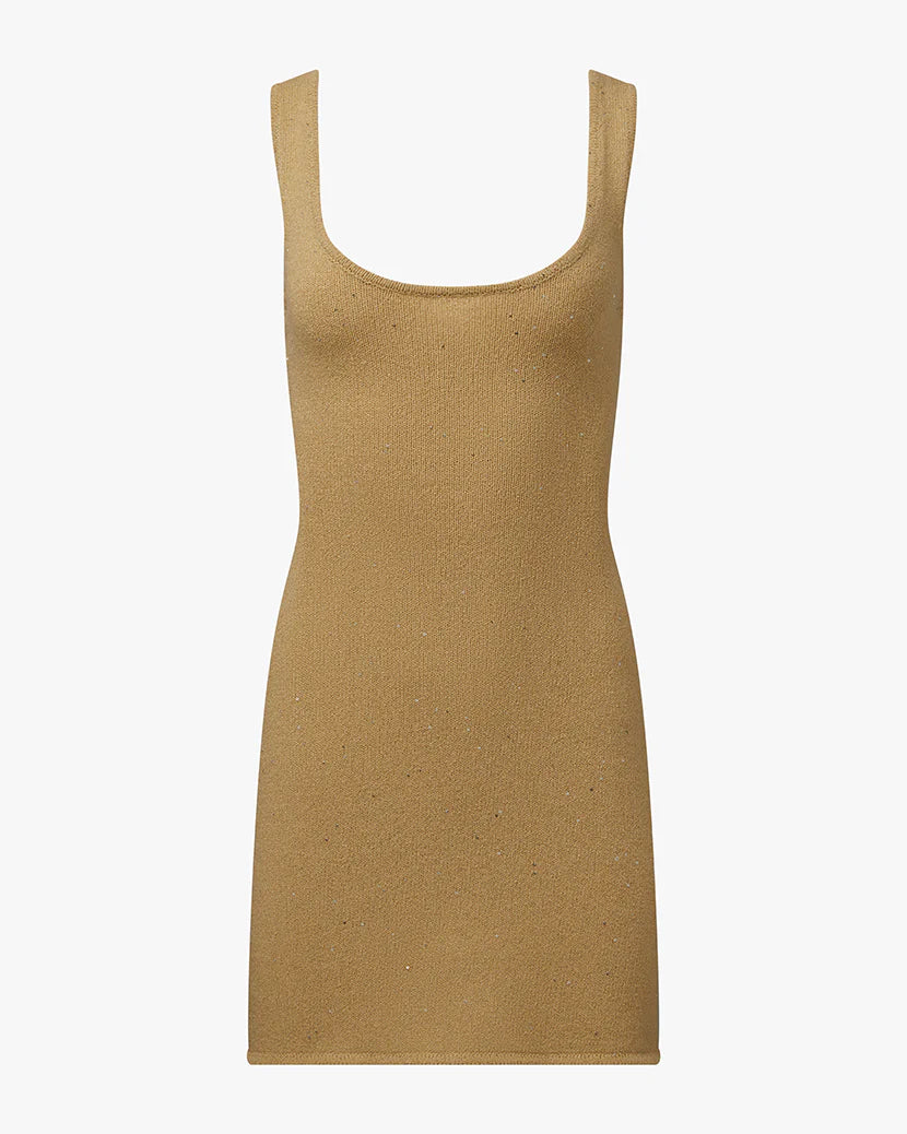 WEWOREWHAT SCOOP NECK MINI DRESS