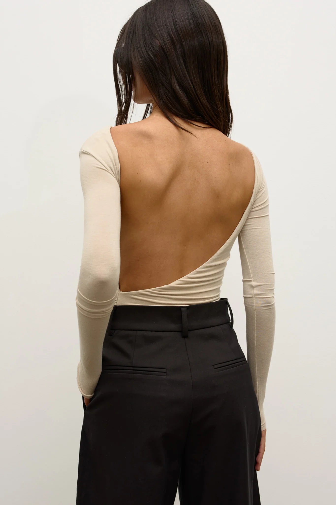 BAYSE NESSA BODYSUIT - ALMOND